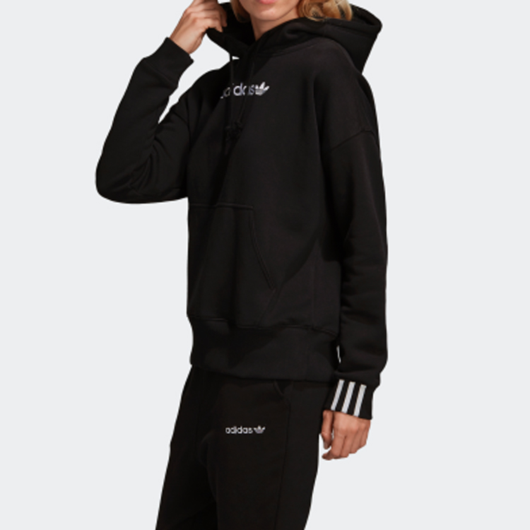 Женское худи adidas originals (черное) — фото 5