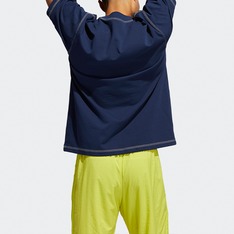 Мужская футболка adidas originals Ww Ss Tee Logo (синий) — фото 3