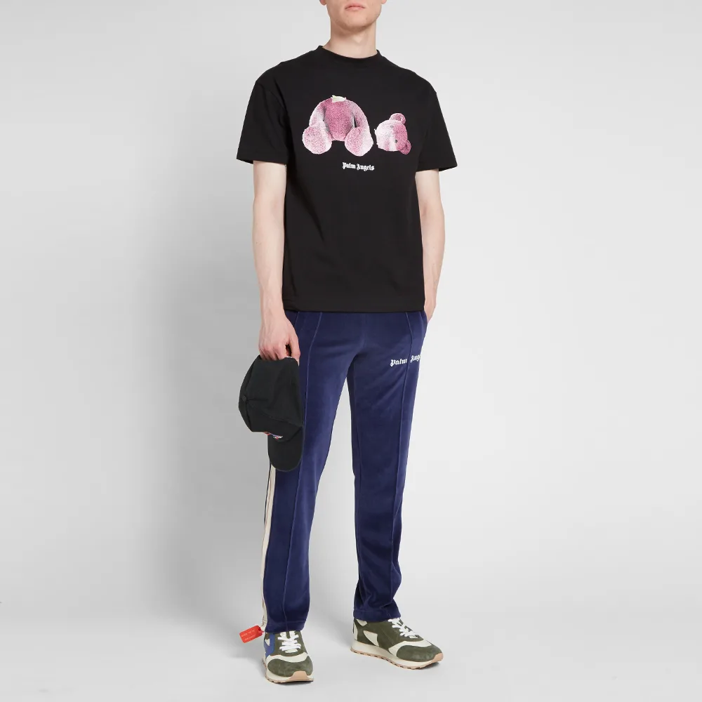 Мужская футболка PALM ANGELS Kill The Bear Tee T (черная) — фото 5