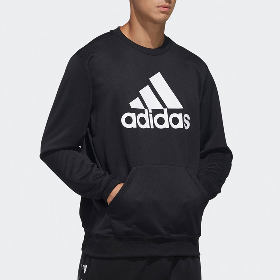 Мужской свитшот adidas M Mh Sw Crew 20 (черный) — фото 4