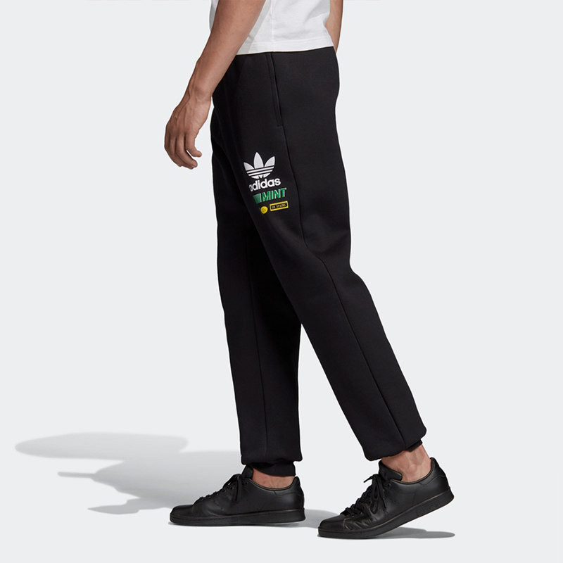Мужские штаны adidas originals BODEGA (черные) — фото 5