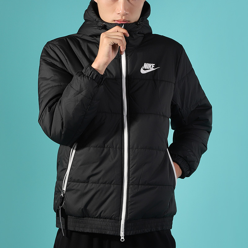 Мужская куртка Nike Hooded Winter Jacket (черная) — фото 3