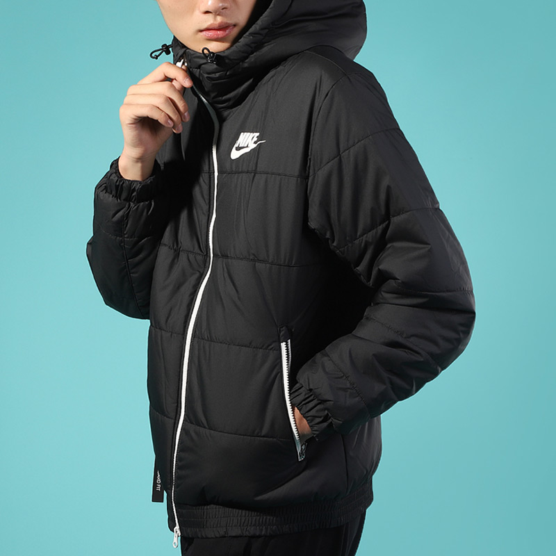 Мужская куртка Nike Hooded Winter Jacket (черная) — фото 5