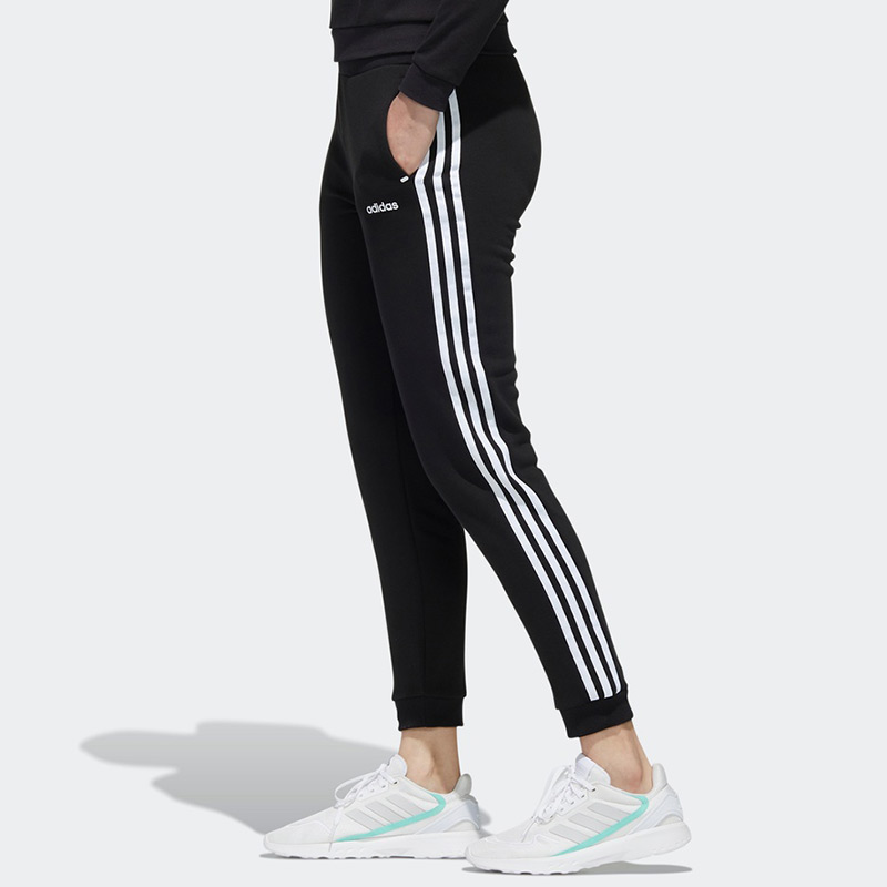 Штаны adidas neo W Esntl 3s Tp (черные) — фото 4