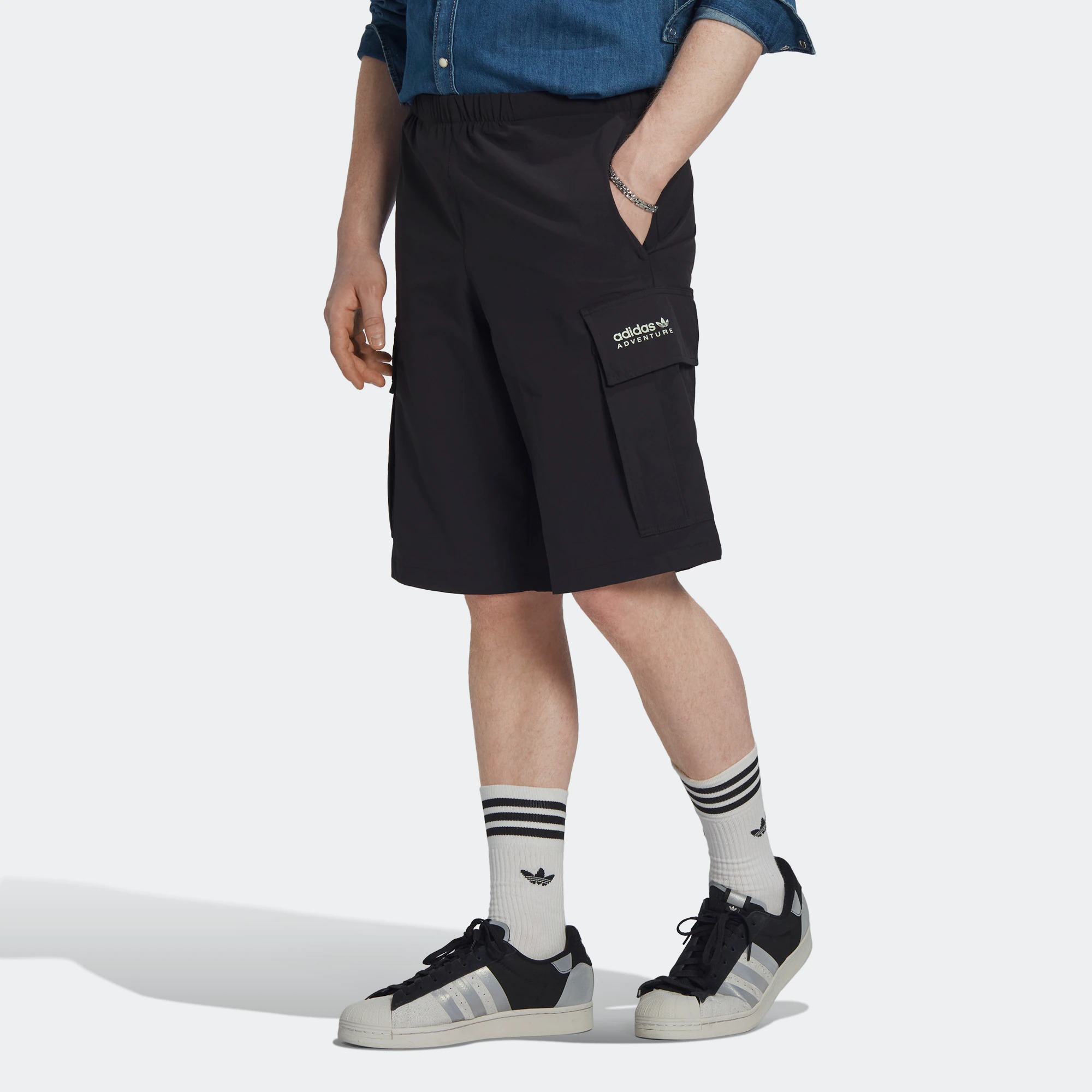 Adidas Originals ADVENTURE CARGO SHORTS Sports Shorts Men’s Black Moderate