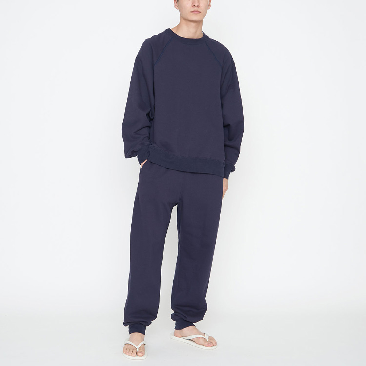 Мужские штаны nanamica SS22 Sweat Pants (серые) — Экрю — фото 11