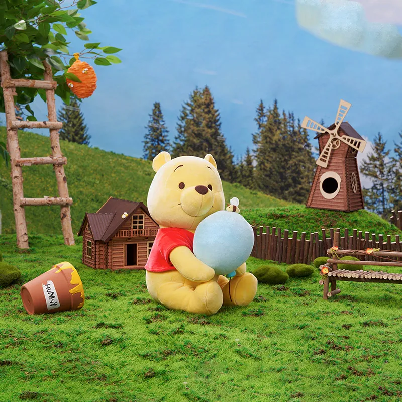 Disney POOH'S BALLOON Winnie The Pooh, Medium Size Dolls Plush Doll 30cm Height