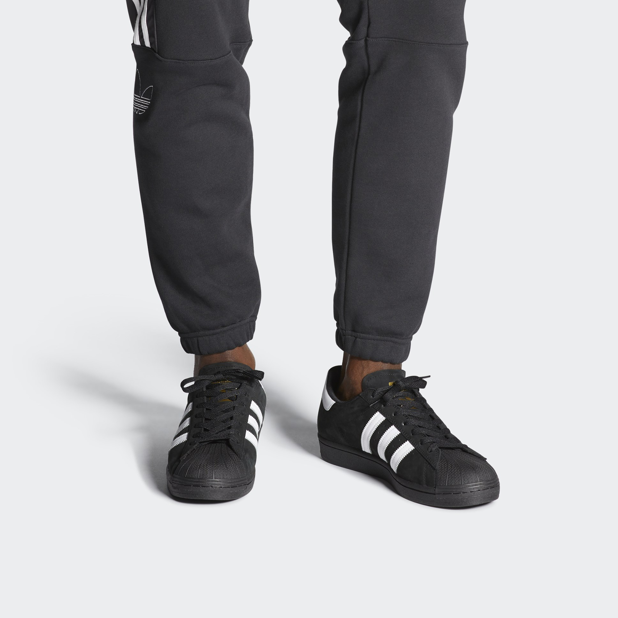 Кеды adidas originals SUPERSTAR ADV (черный / белый / золотой) — Чёрный / белый / золотой — фото 7