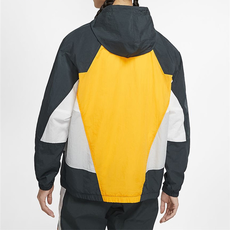Мужская куртка Nike Sportswear Heritage Windrunner (желтая) — фото 5