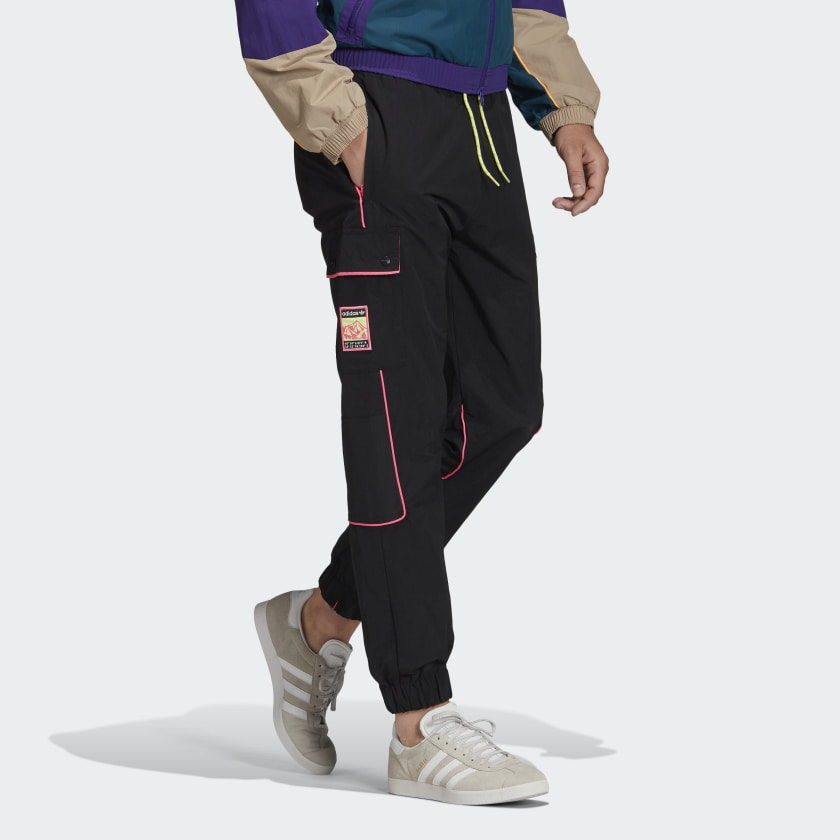 Мужские штаны adidas originals Track Pant (черный) — фото 5