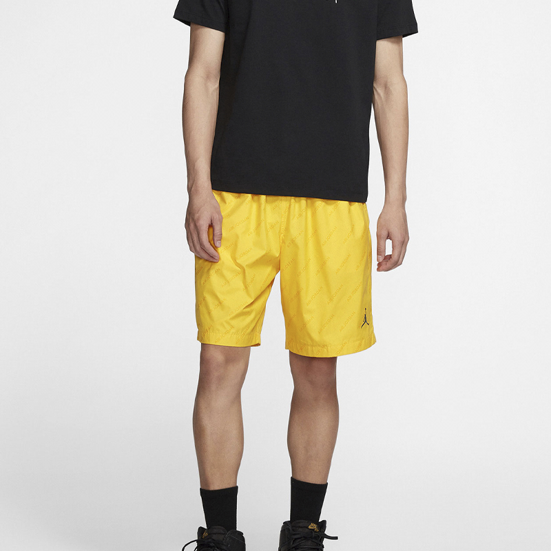 Jordan Legacy AJ4 Sports Shorts Yellow