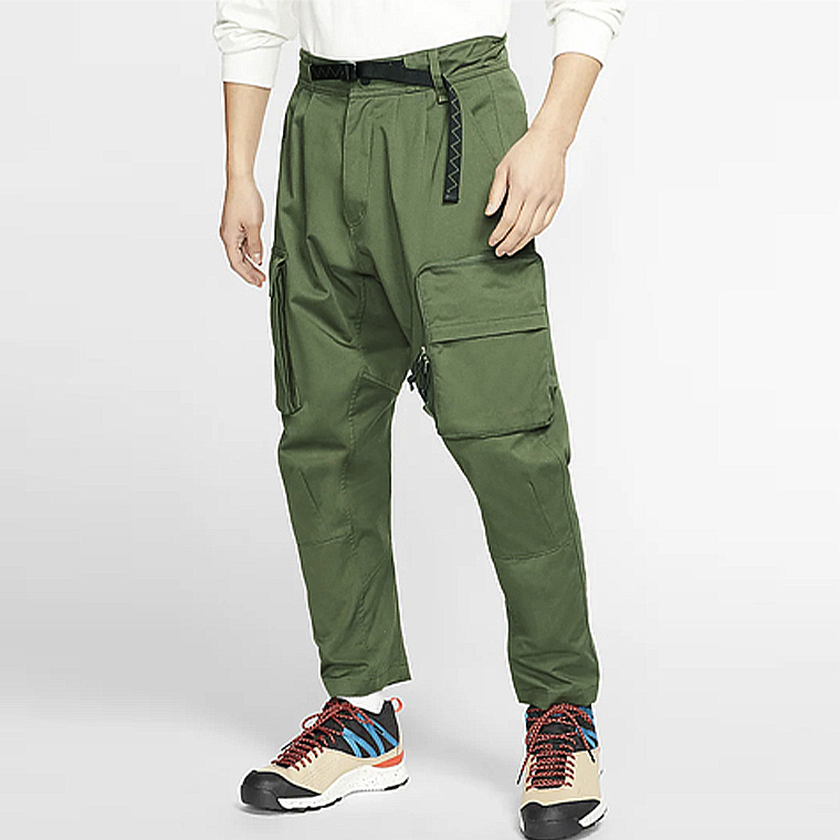 Мужские штаны Nike (зеленые) — фото 3