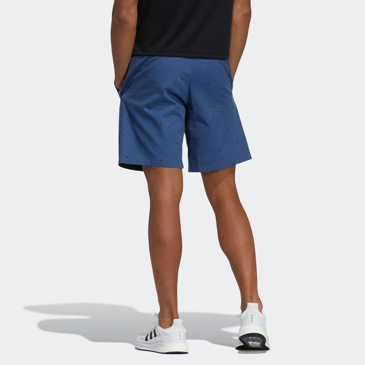 Мужские шорты adidas Fi Short Aop (темно-синие) — фото 6