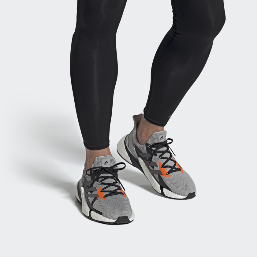 Кроссовки adidas X9000l4 Boost (серо-белые) — Серый / белый — фото 7