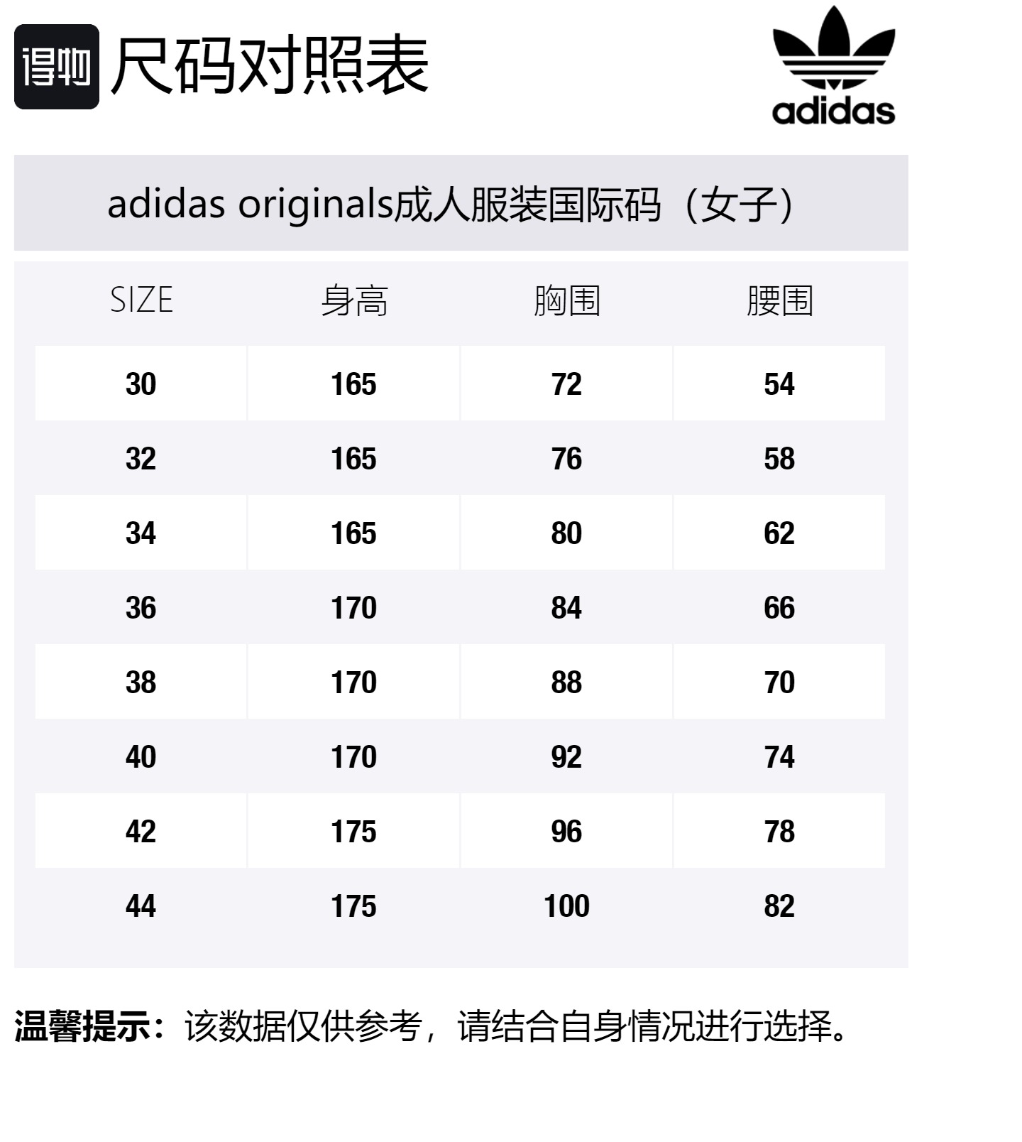 Size Table