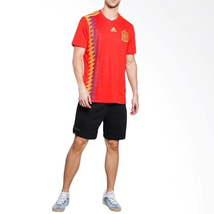 Adidas Soccer Jerseys Men’s Red Moderate Straight Fit