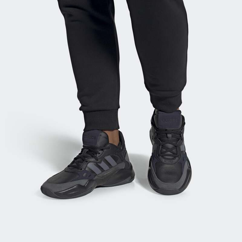 Мужские кроссовки adidas neo STREETSPIRIT 2.0 (черно-серые) — фото 6