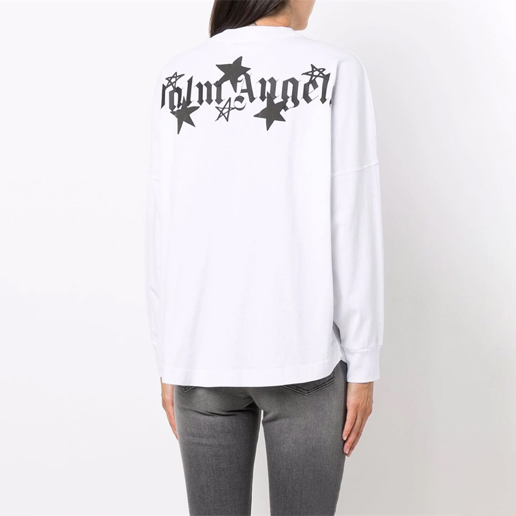 Женская футболка PALM ANGELS FW21 T (белая) — фото 7