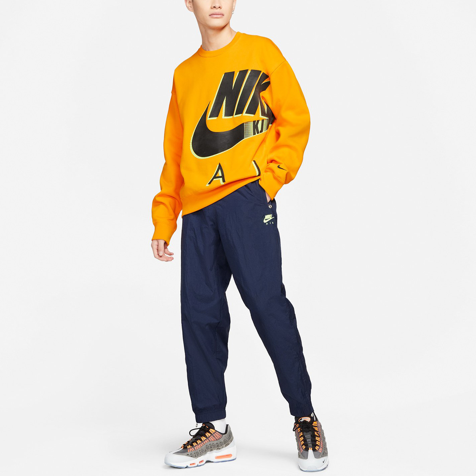Худи Nike Air x Kim Jones (оранжевое) — фото 3
