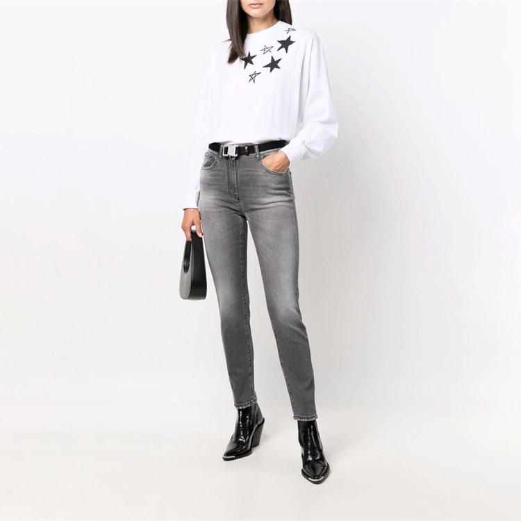 Женская футболка PALM ANGELS FW21 T (белая) — фото 5