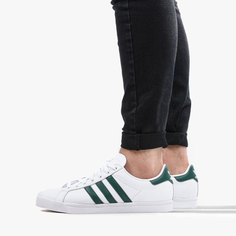 кроссовки adidas originals Coast Star (бело-зеленые) — фото 7