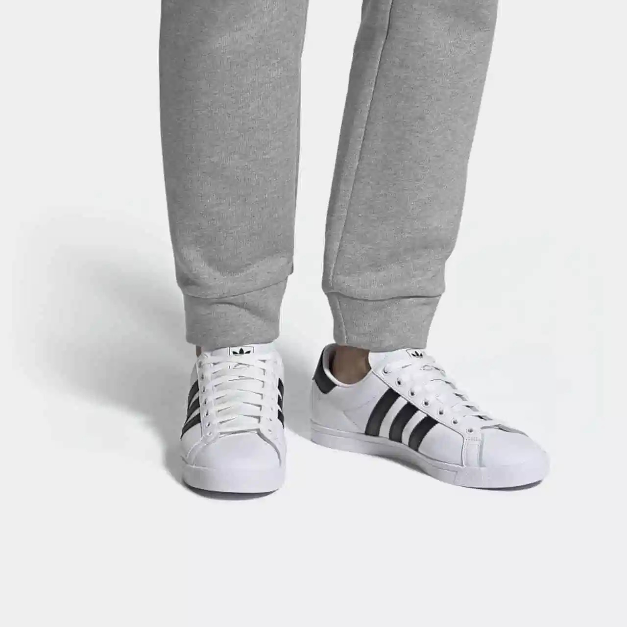 Кеды adidas originals Coast Star (черно-белые) — фото 7