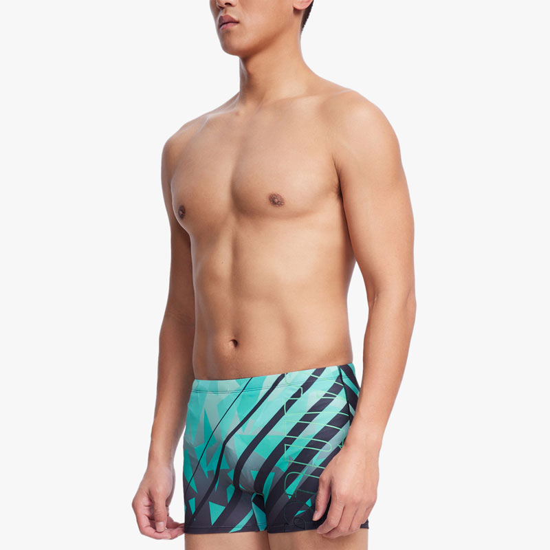 Anta Swimsuit Men’s Color Block Green/Basic Black