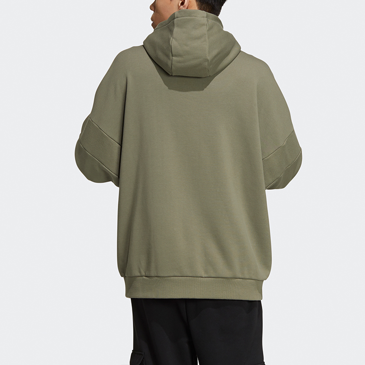 Мужское худи adidas originals Embossed hoodie (зеленое) — фото 4