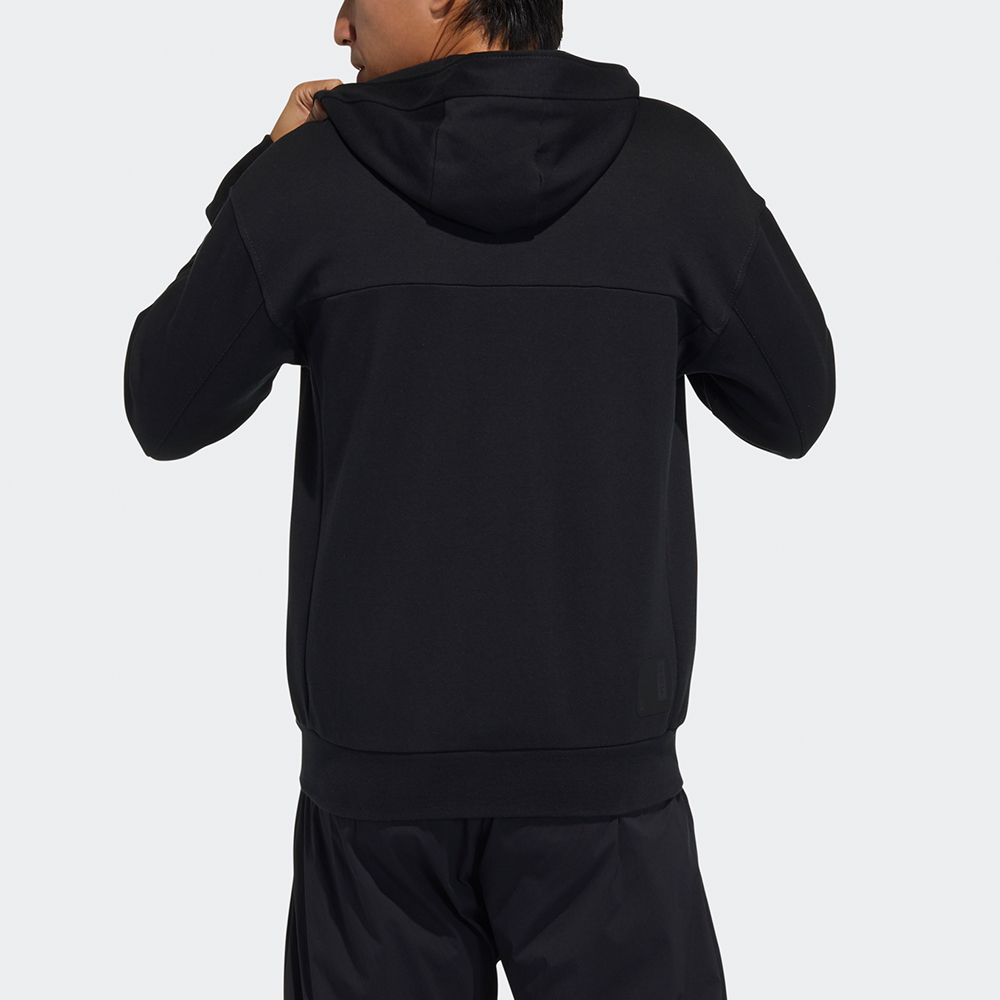 Мужская куртка adidas Wj Htt (черная) — фото 3