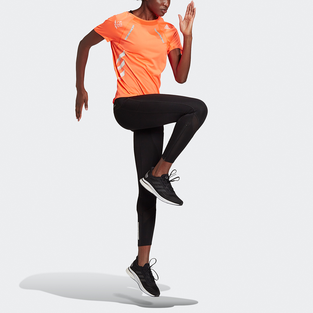 Adidas Raglan Sleeve Running T Shirt Women’s