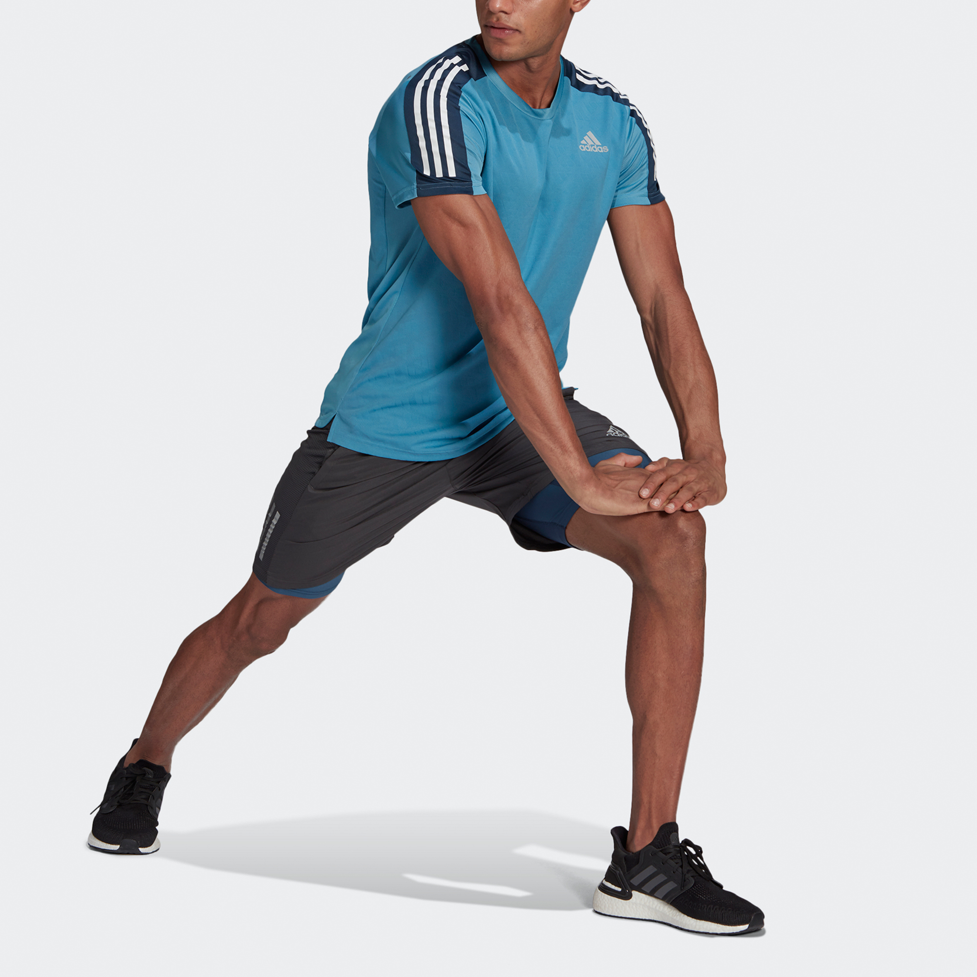 Adidas Running T Shirt Men’s Blue