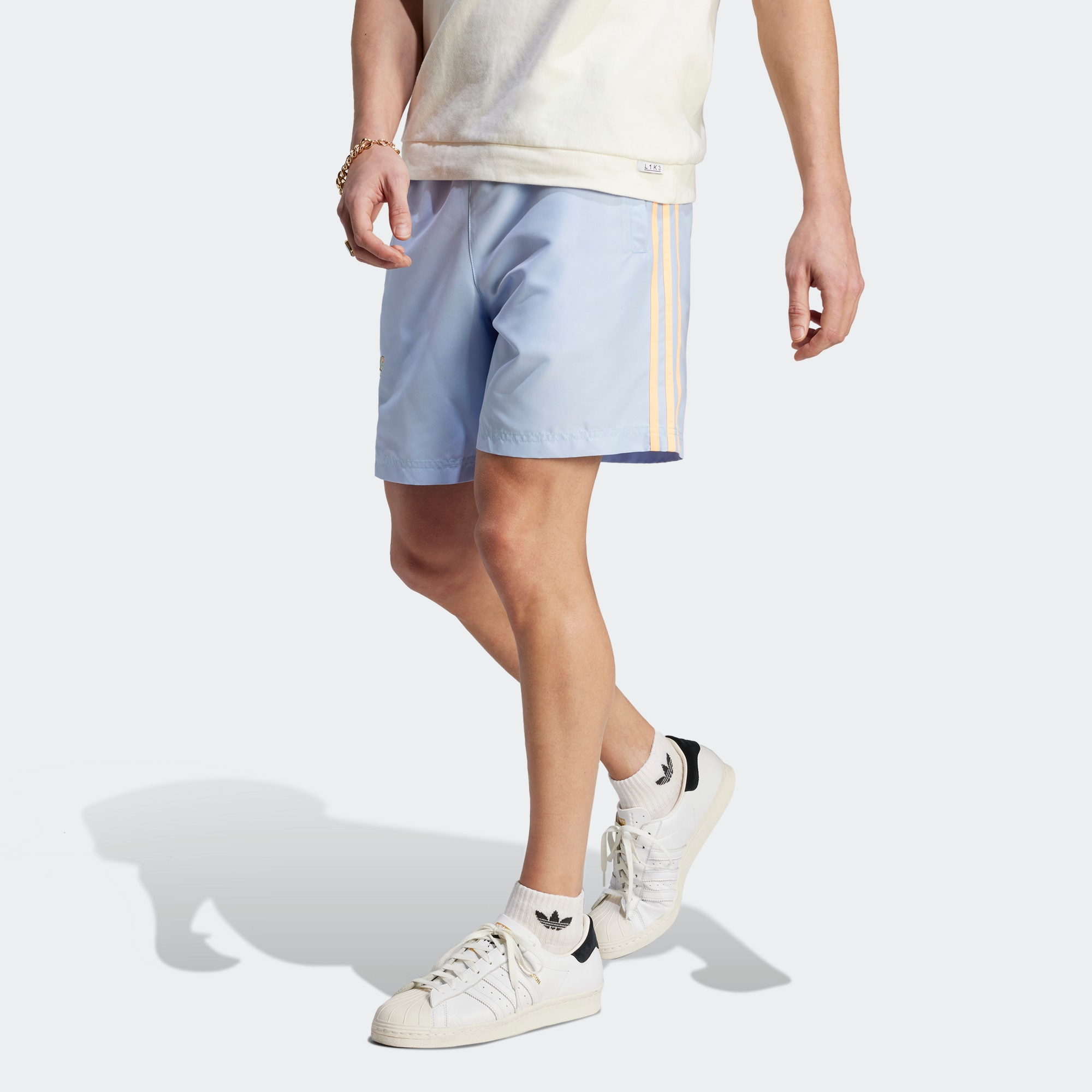Adidas Originals Sports Shorts Men’s Light Pink Blue Moderate