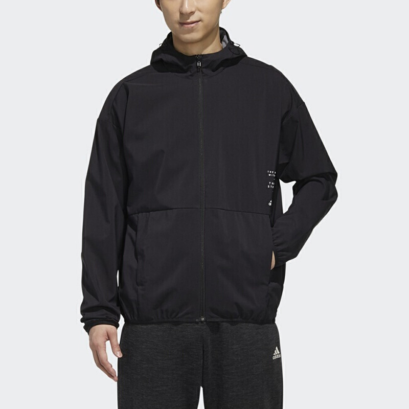 Мужская куртка adidas M Id Trvl Wv Jk (черная) — фото 3
