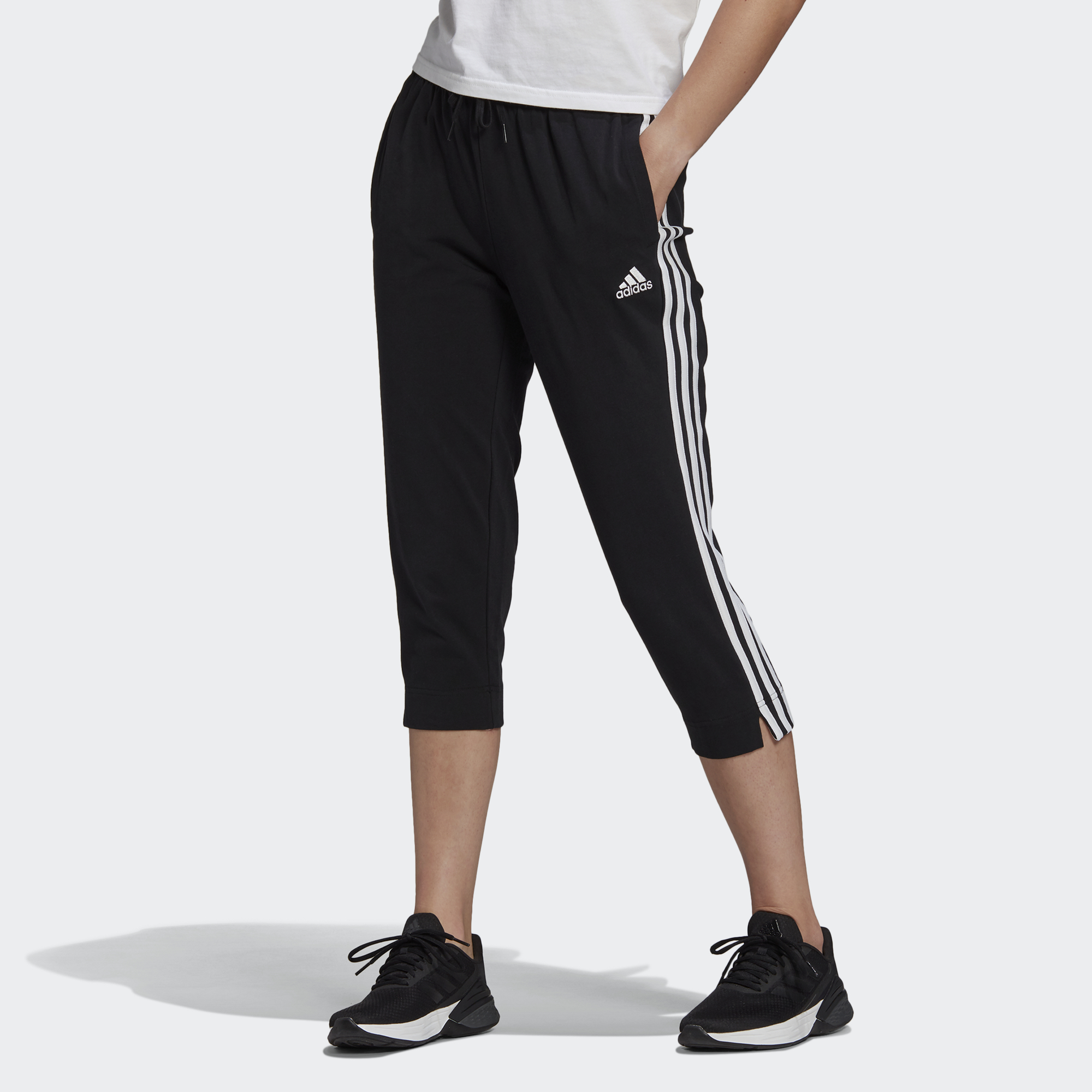 Женские штаны adidas (черные) — фото 2