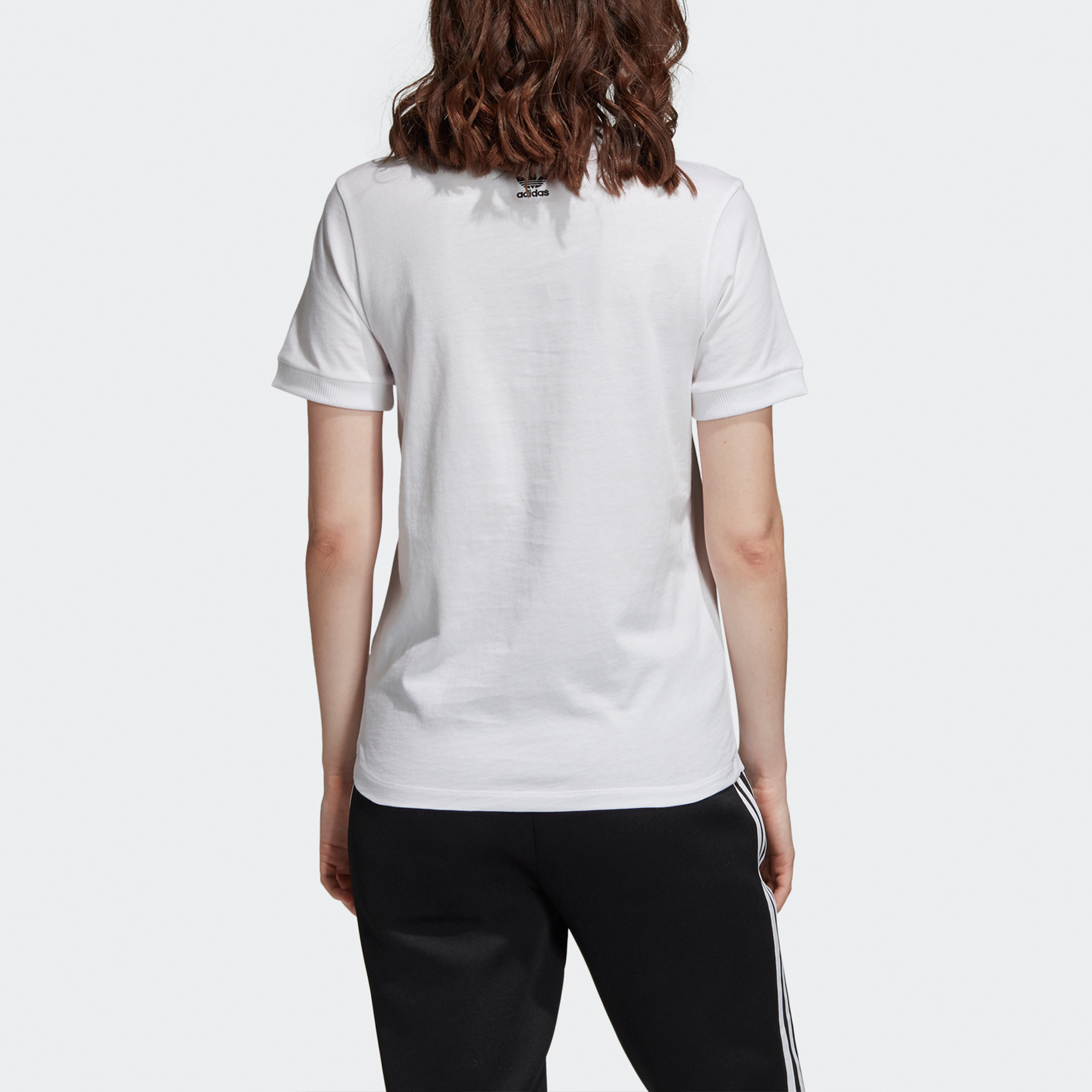 Женская футболка adidas originals Tee T (белый) — фото 4
