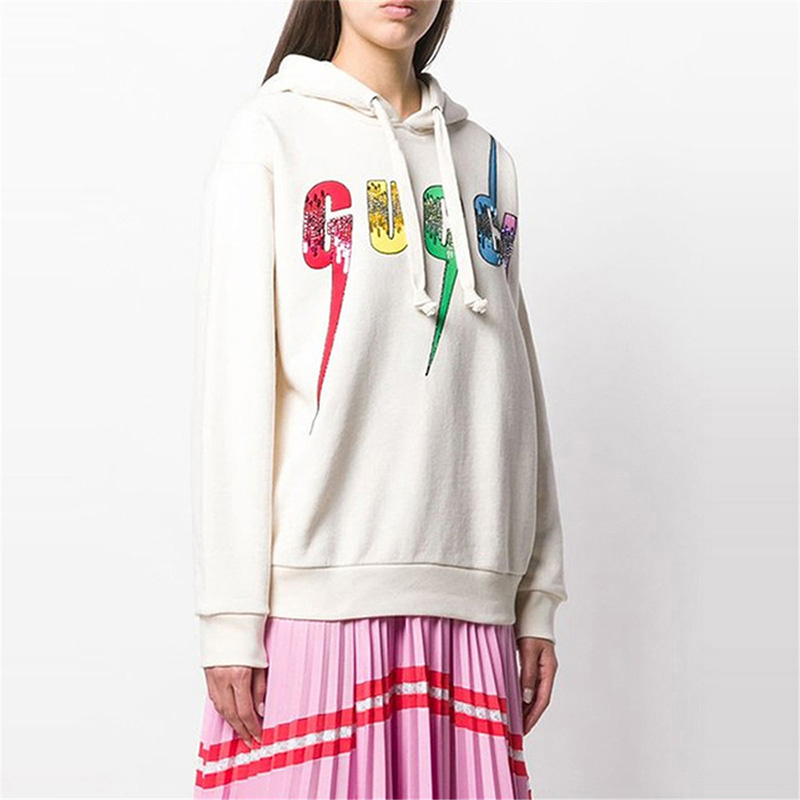 Женское худи Gucci (белое) — фото 4