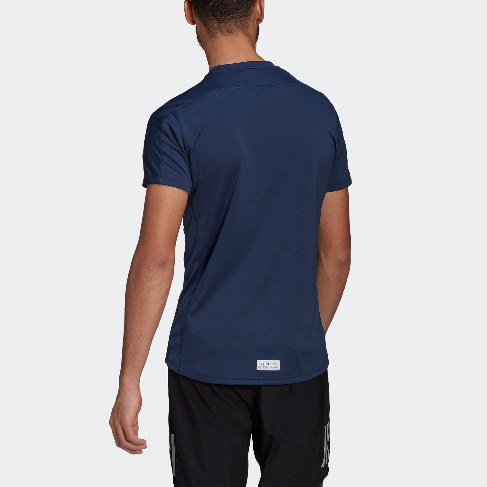 Adidas Running T Shirt Men’s Navy Blue
