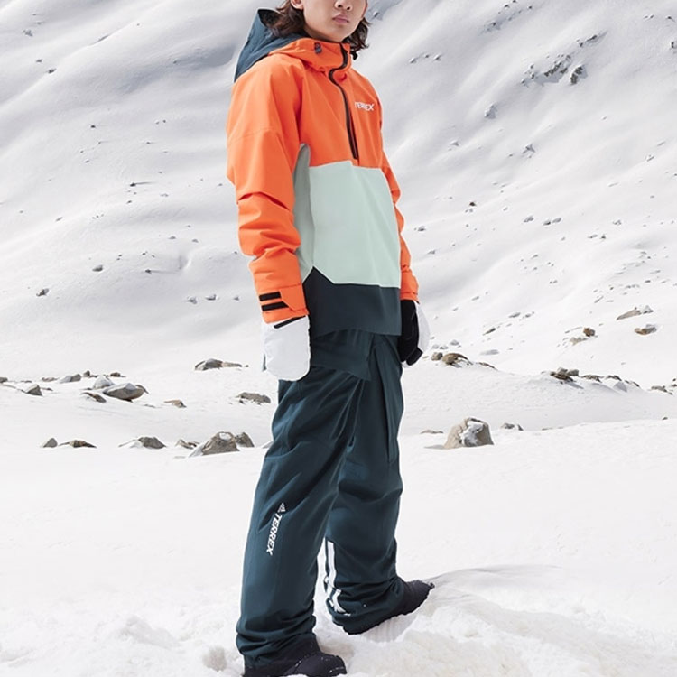 Adidas Terre Ski Top Men’s Semi Impact Orange/Dark Green/Linen Green