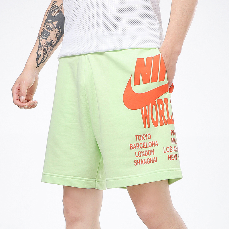Шорты Nike Nsw Ft Short Wtour (зеленые) — фото 3