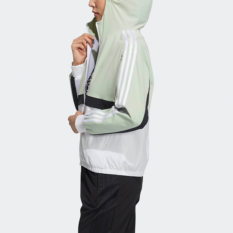 Женская куртка adidas Sport Performance (неоново-желтая) — фото 5