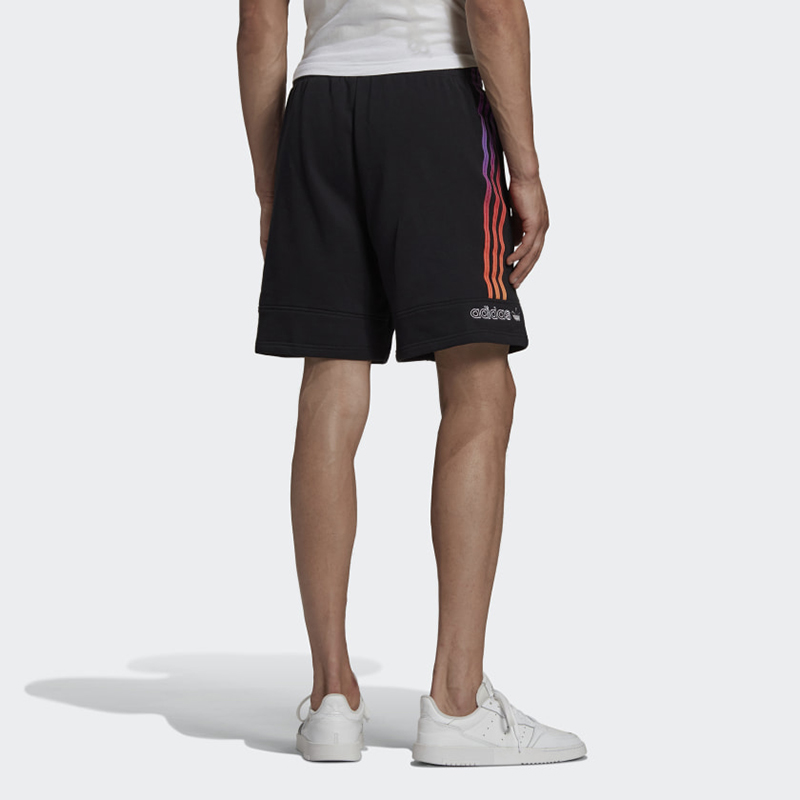 Мужские шорты adidas originals (черные) — фото 4