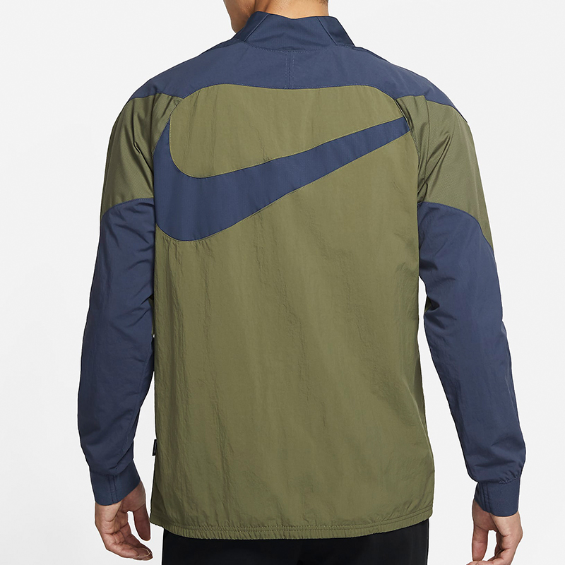 Мужская куртка Nike F.c. Awf (оливковая) — фото 5