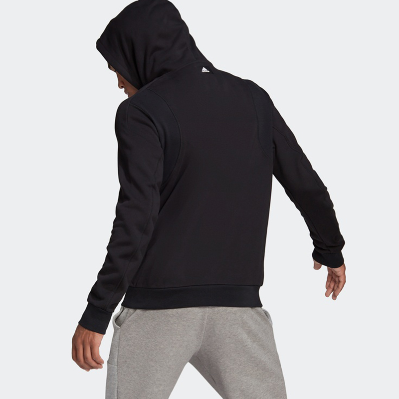 Мужское худи adidas M Fi Hood (черное) — фото 3