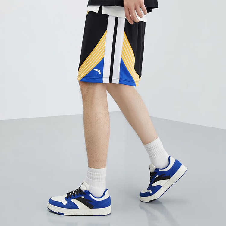 ANTA Basketball Collection Basketball Shorts Men’s Black Moderate Straight Fit Pants