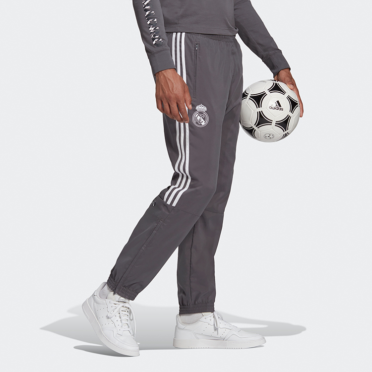 Adidas Real Madrid C.F Sports Pants Men’s Light Gray Moderate