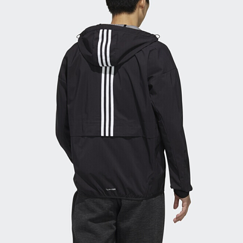 Мужская куртка adidas M Id Trvl Wv Jk (черная) — фото 4