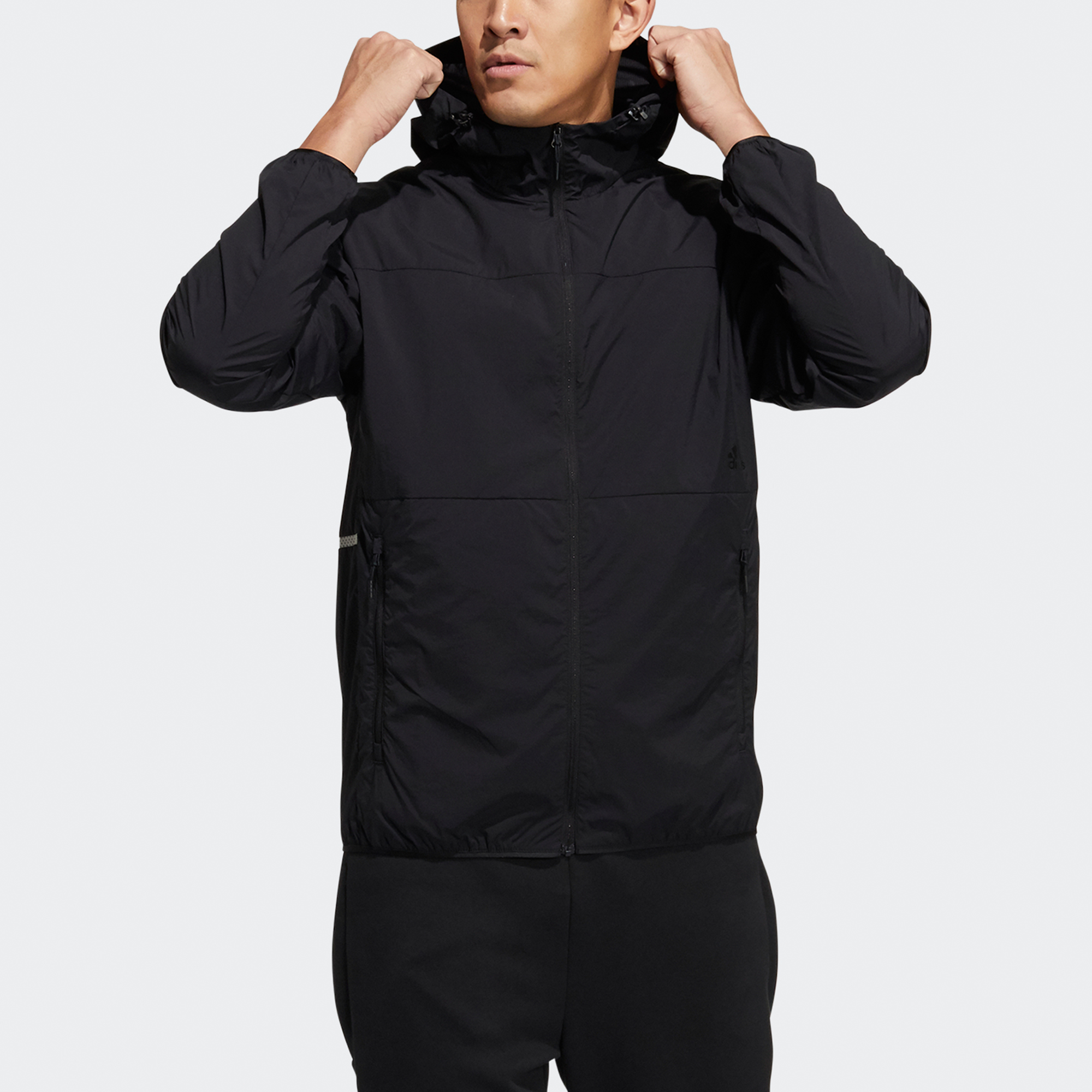 Мужская куртка adidas (черная) — фото 2