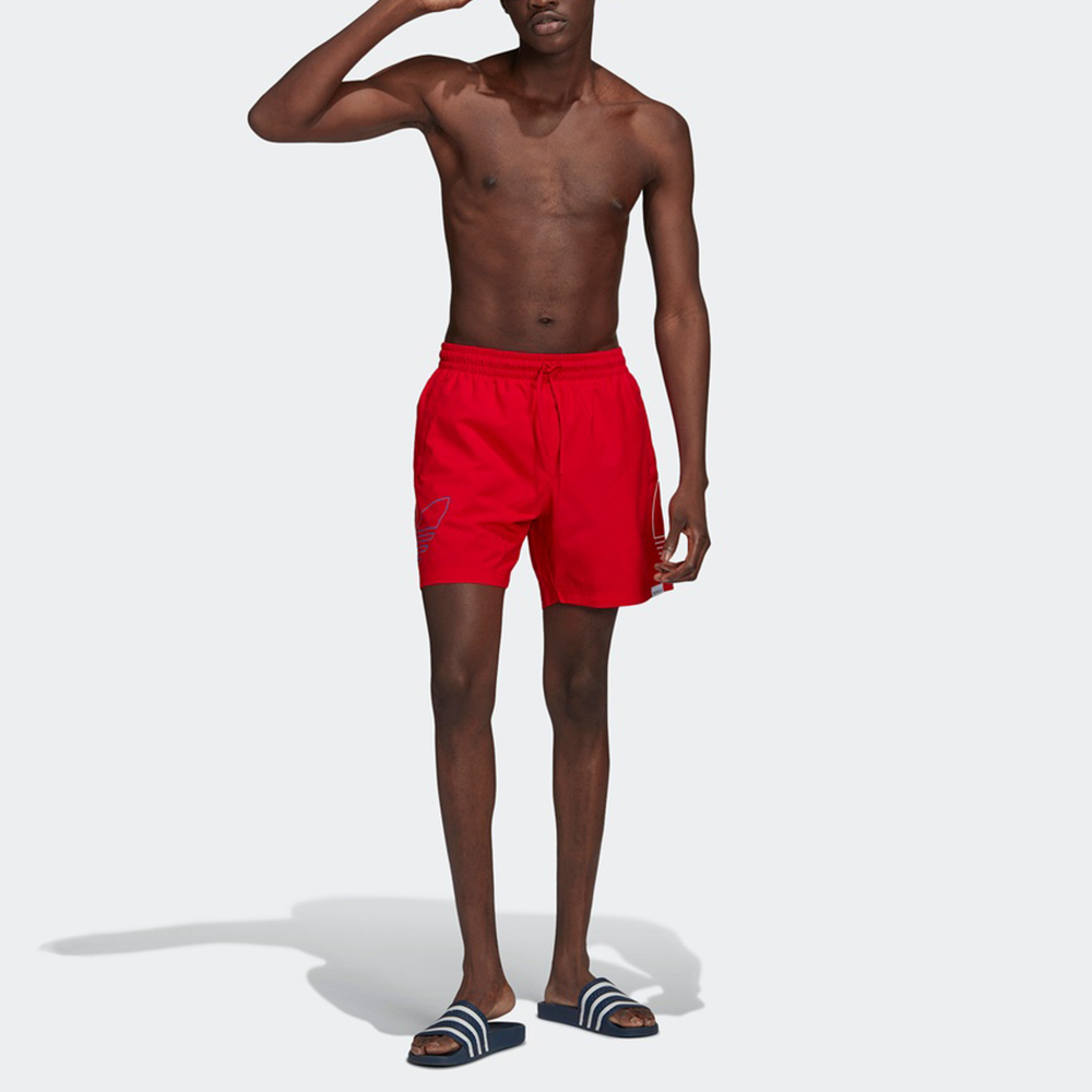 Мужские шорты adidas originals Fto Swims (красные) — фото 2