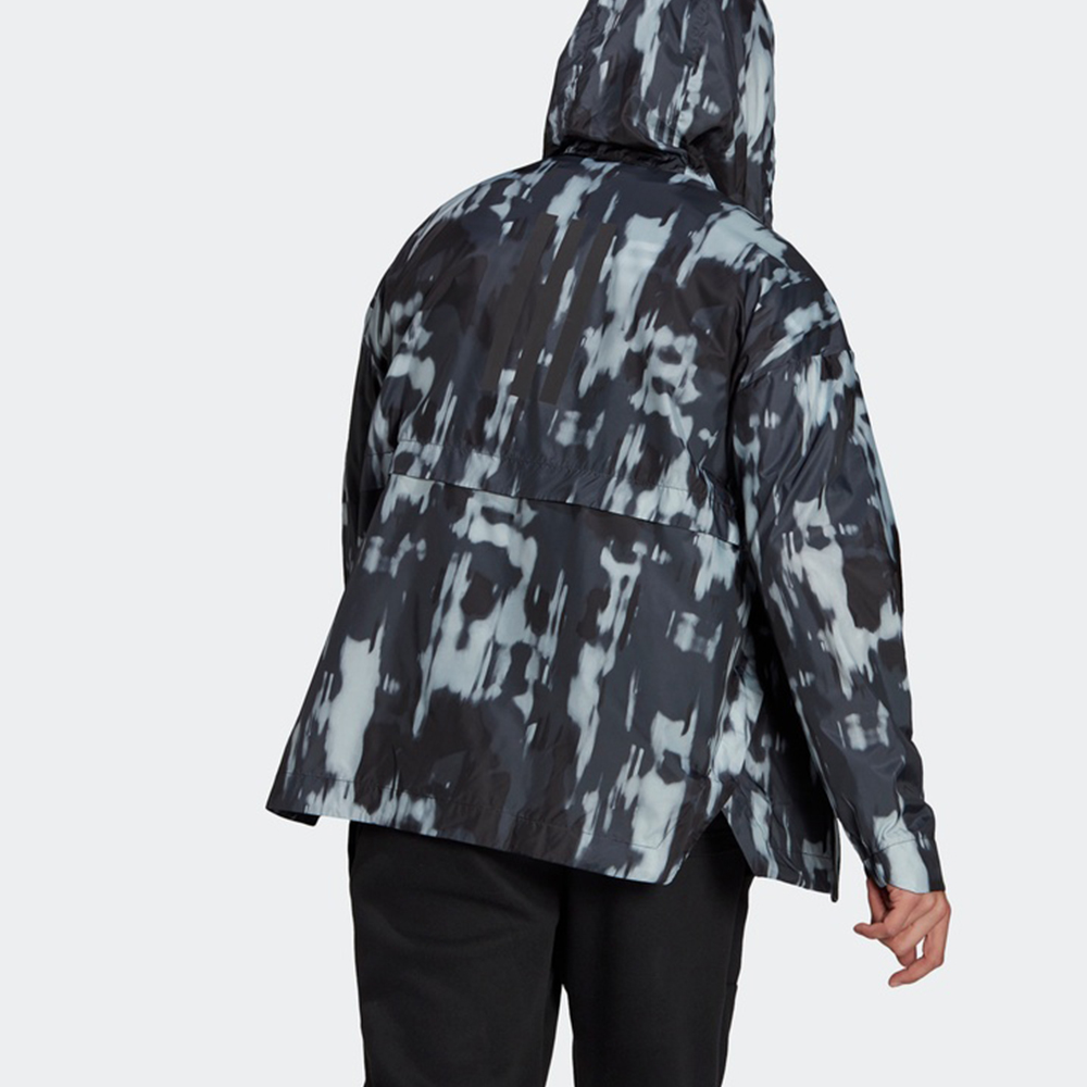 Мужская куртка adidas Urban Aop W.R (черная) — фото 3