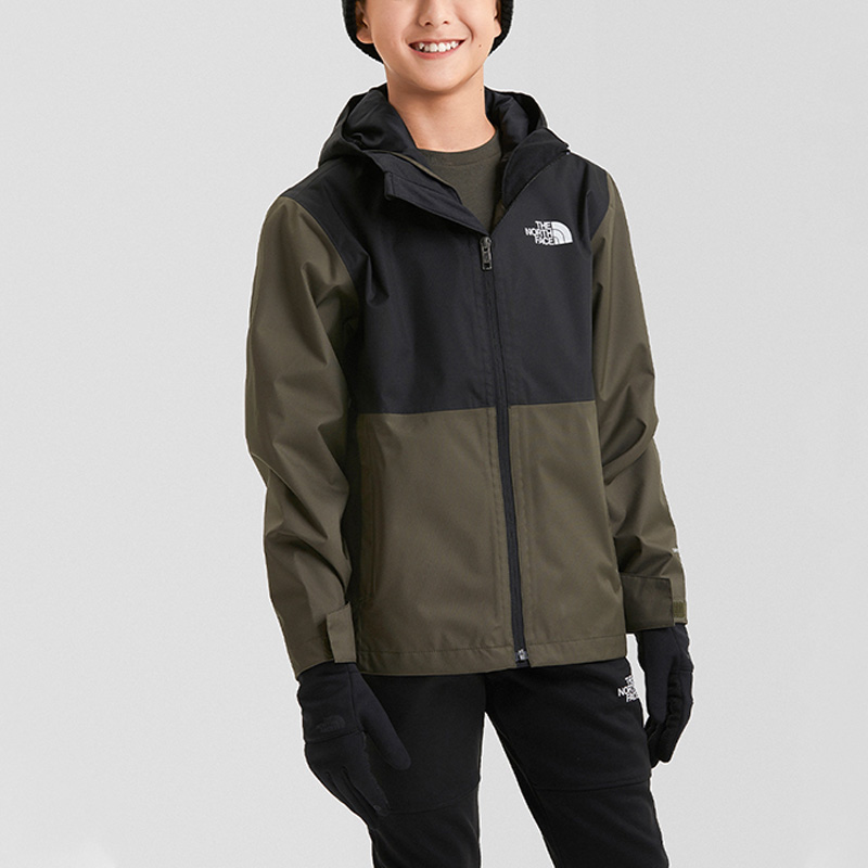 Мужская куртка The North Face (зеленая) — фото 5